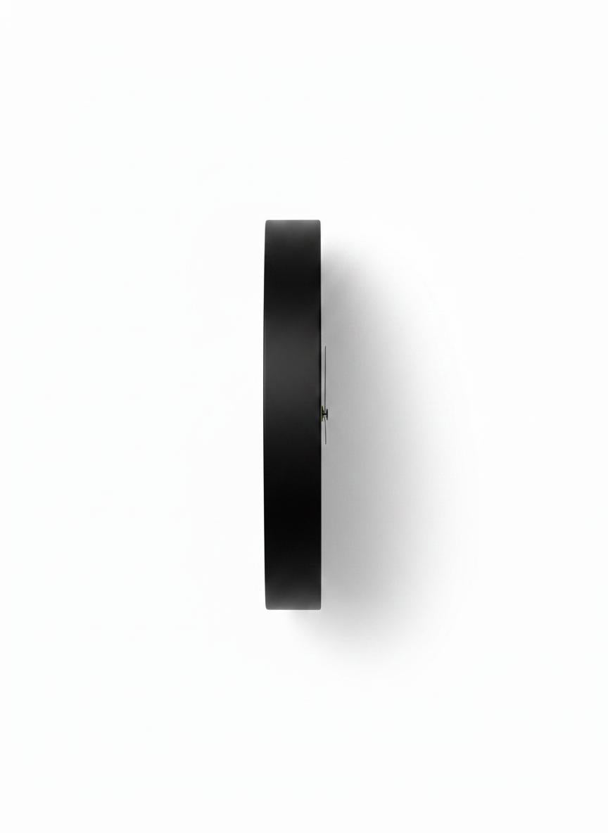 Black Minimalist Wall Clock