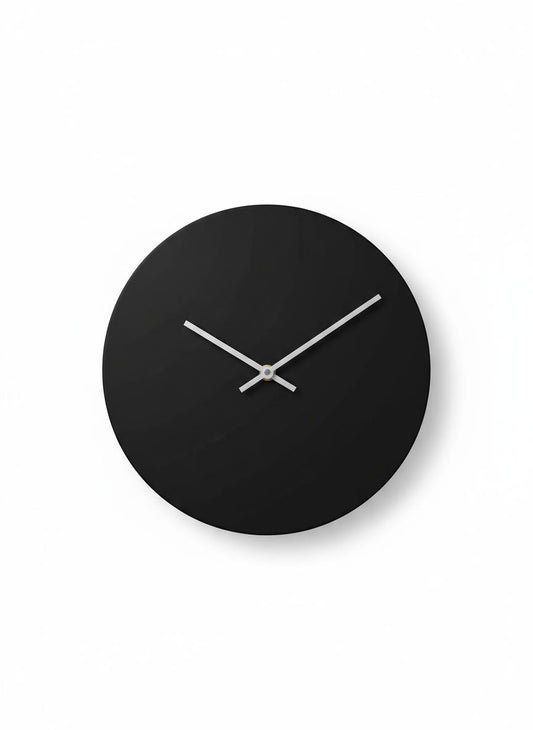 Black Minimalist Wall Clock