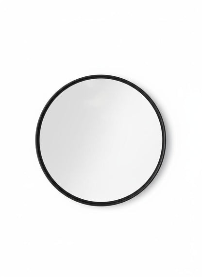 Black Round Wall Mirror