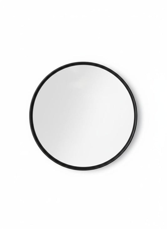 Black Round Wall Mirror