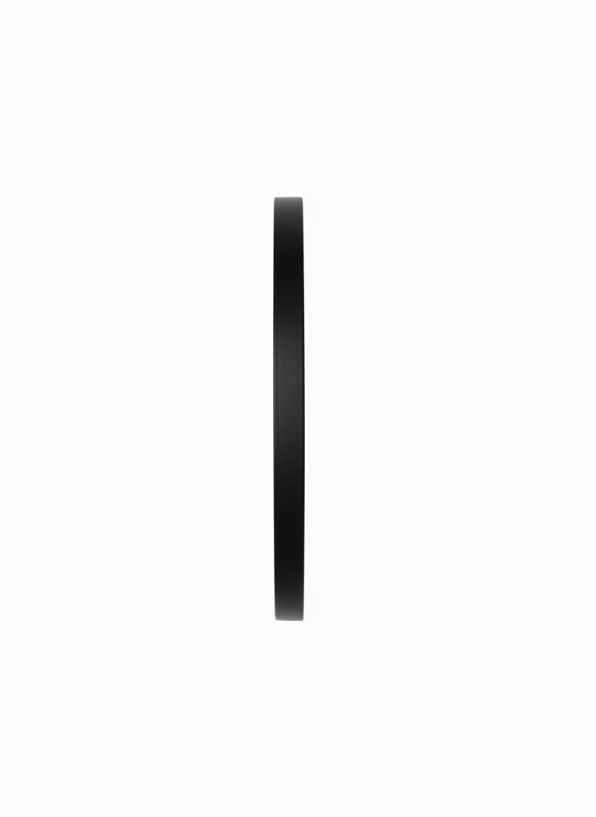 Black Round Wall Mirror