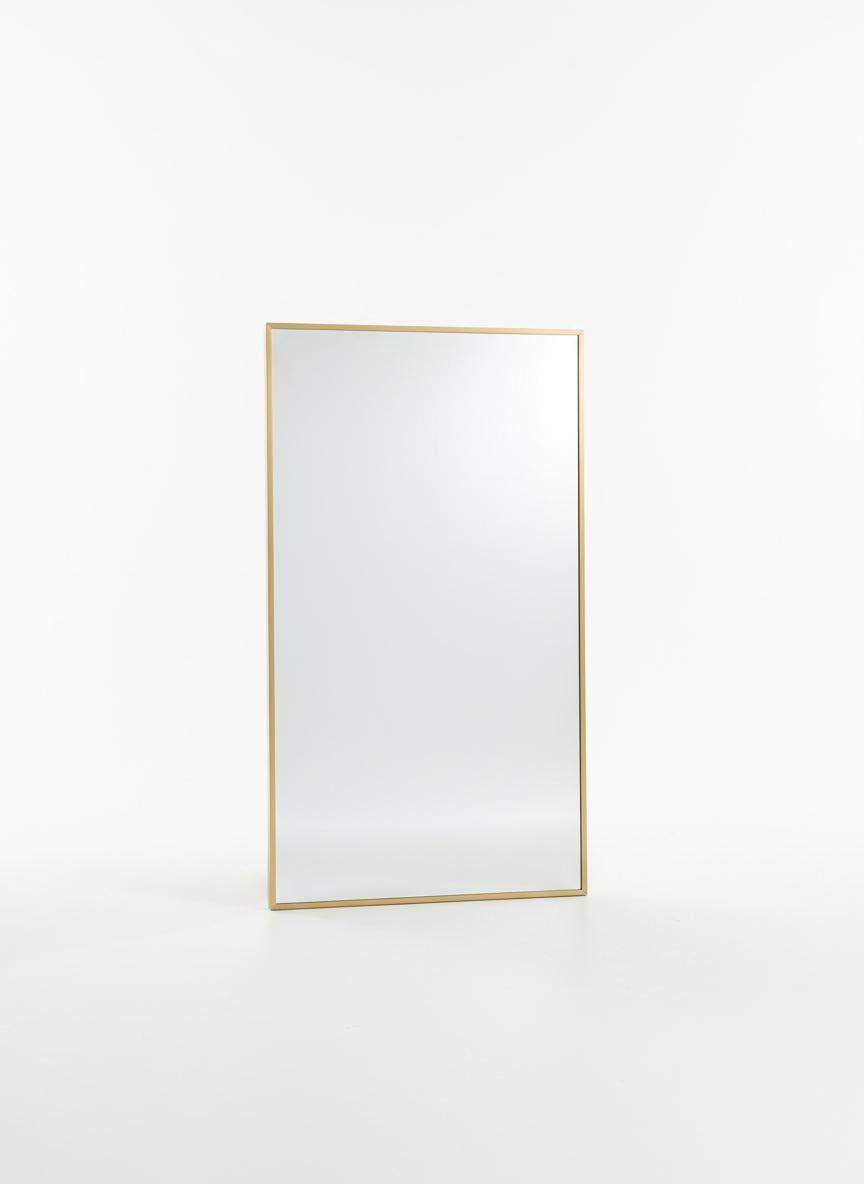 Gold Rectangular Mirror