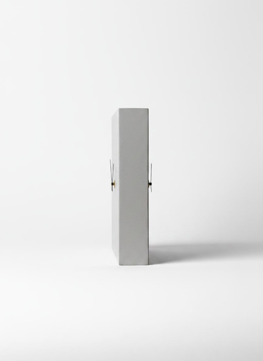 Gray Concrete Clock