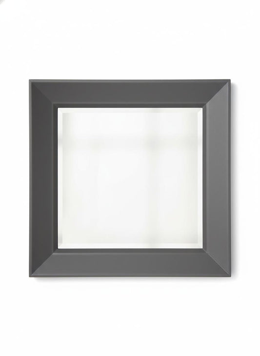 Gray Square Vanity Mirror