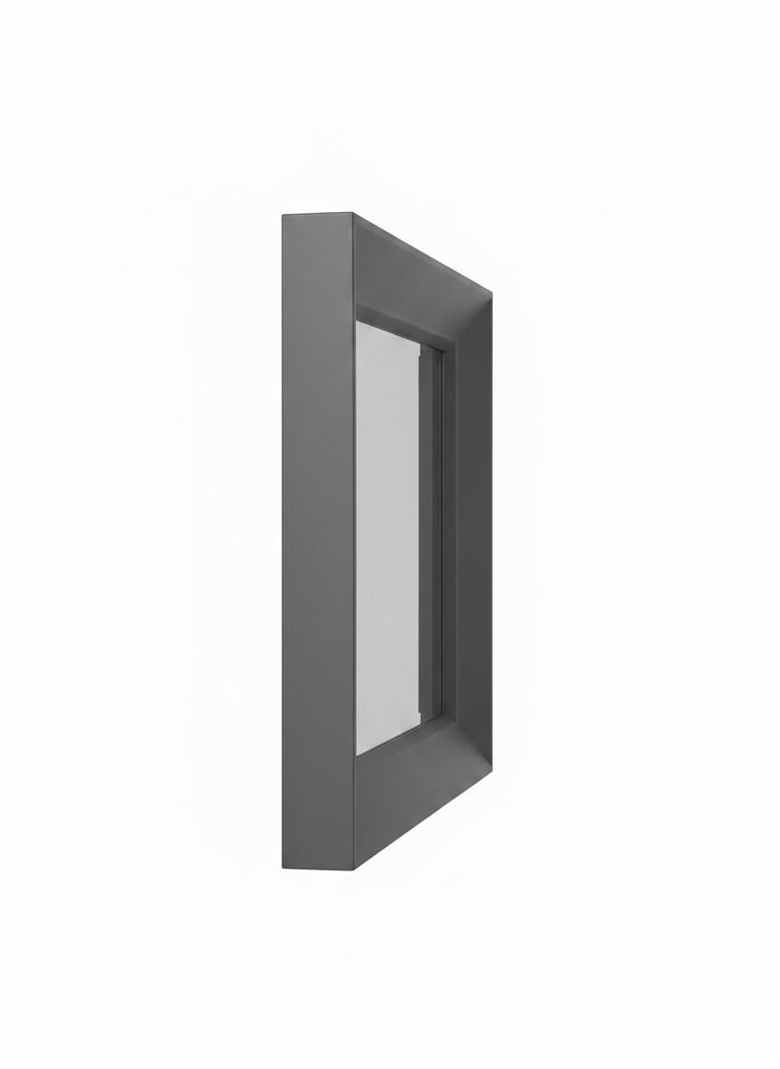 Gray Square Vanity Mirror