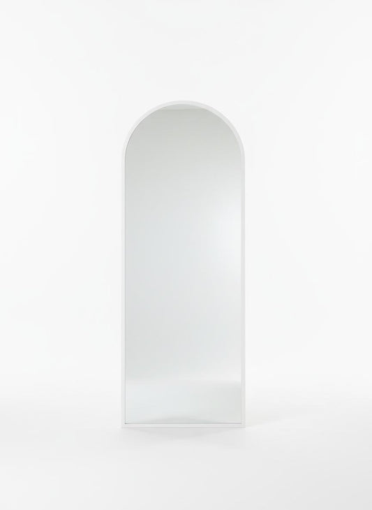 White Arched Mirror